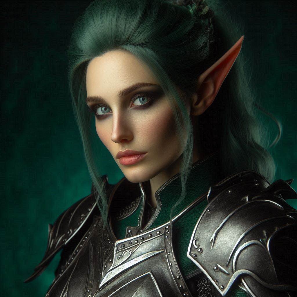 Ilyana Valric in her armor