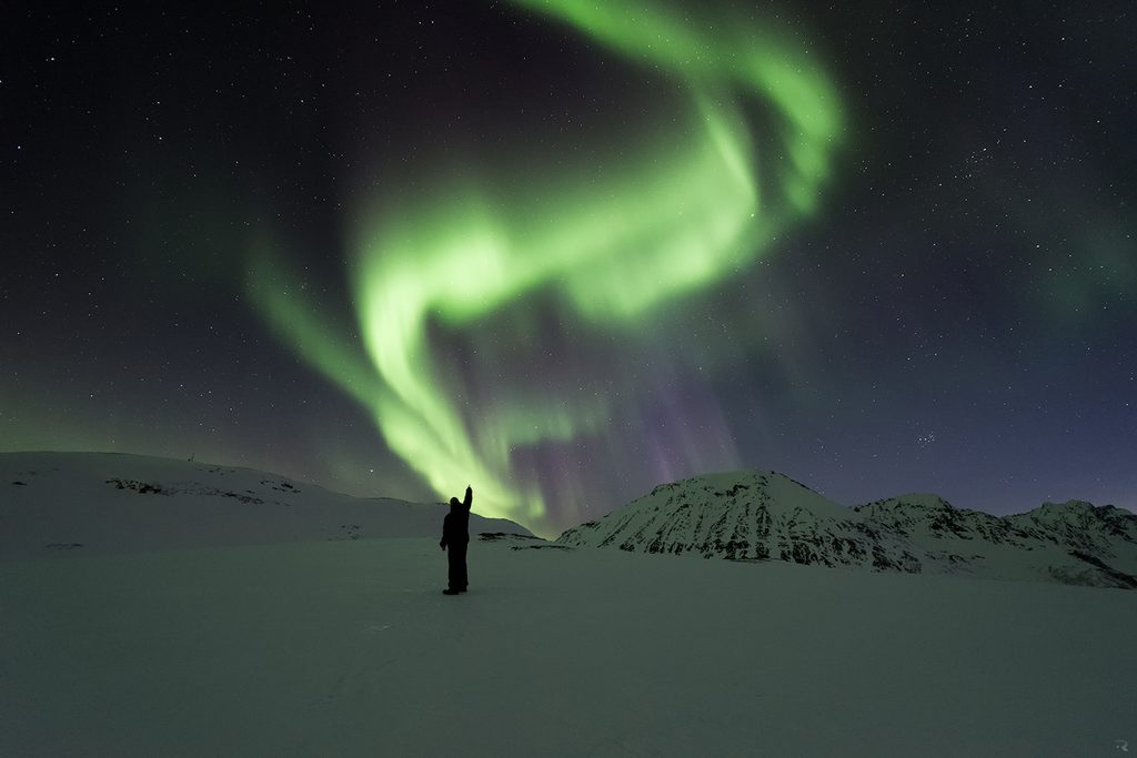 Aurora over Chernyy Polyats